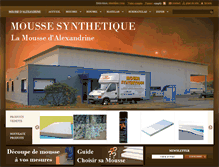 Tablet Screenshot of mousse-synthetique-decoupe.fr
